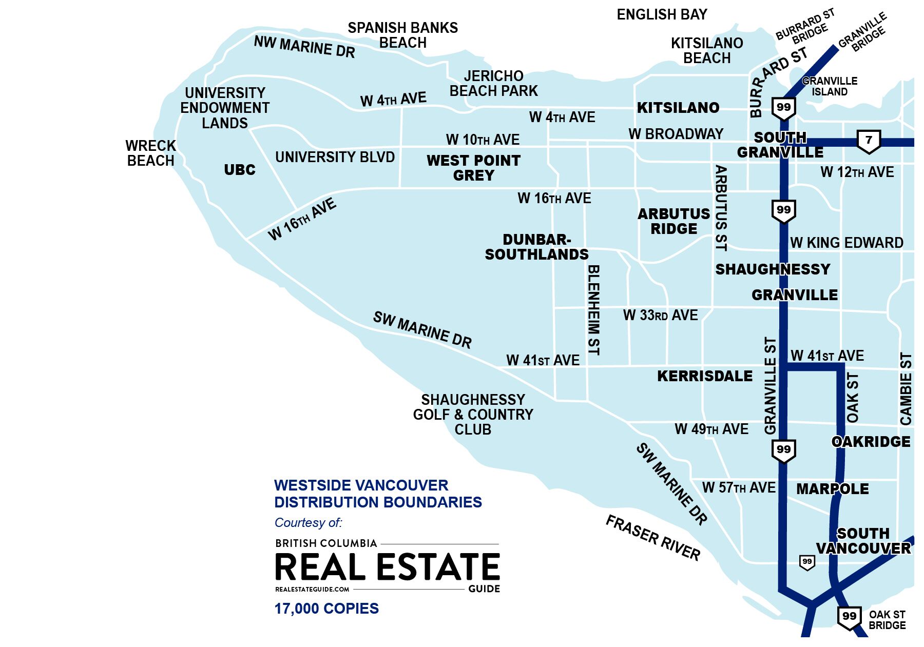 Westside Vancouver Real Estate Guide Map