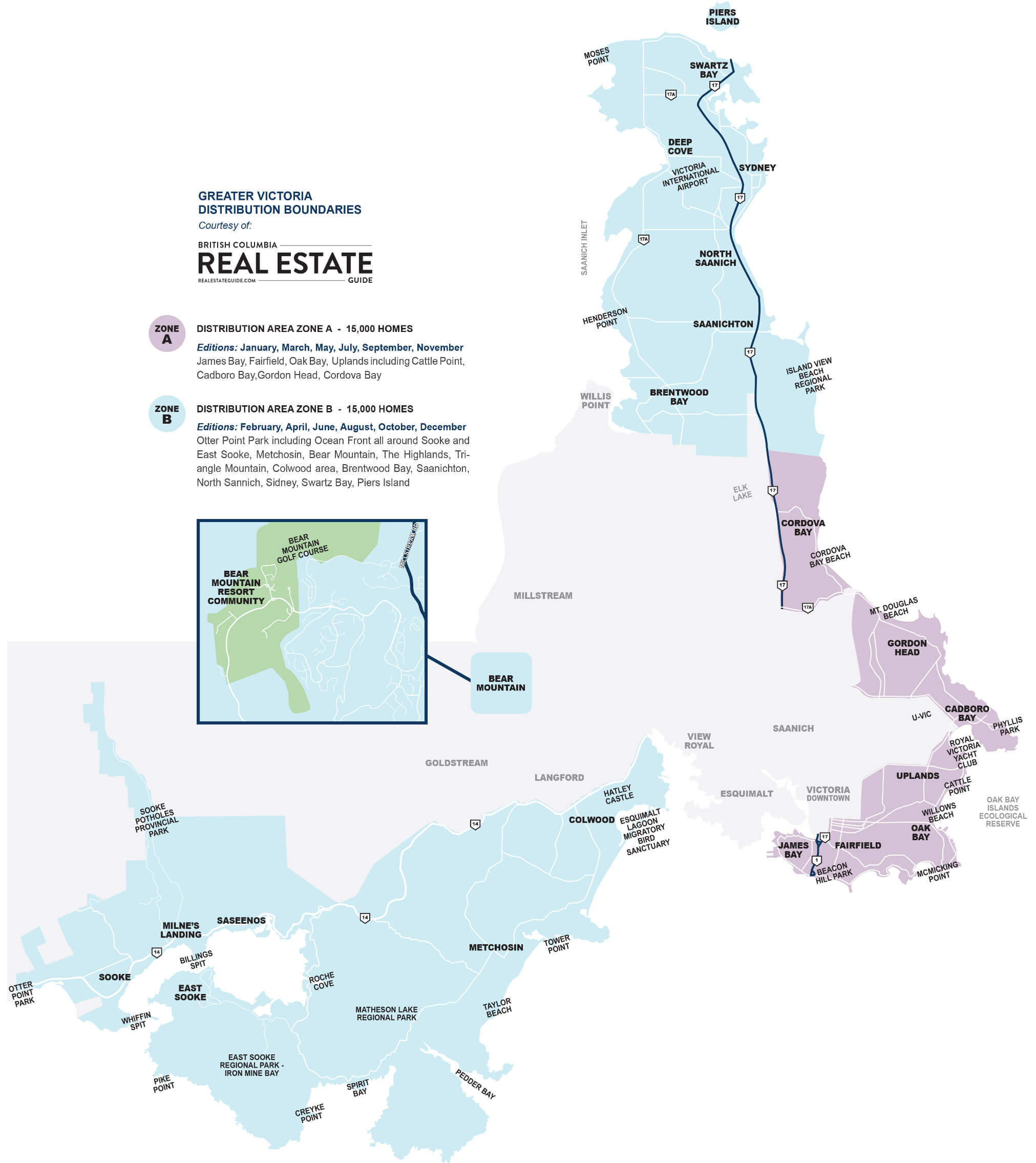 Greater Victoria Real Estate Guide Map