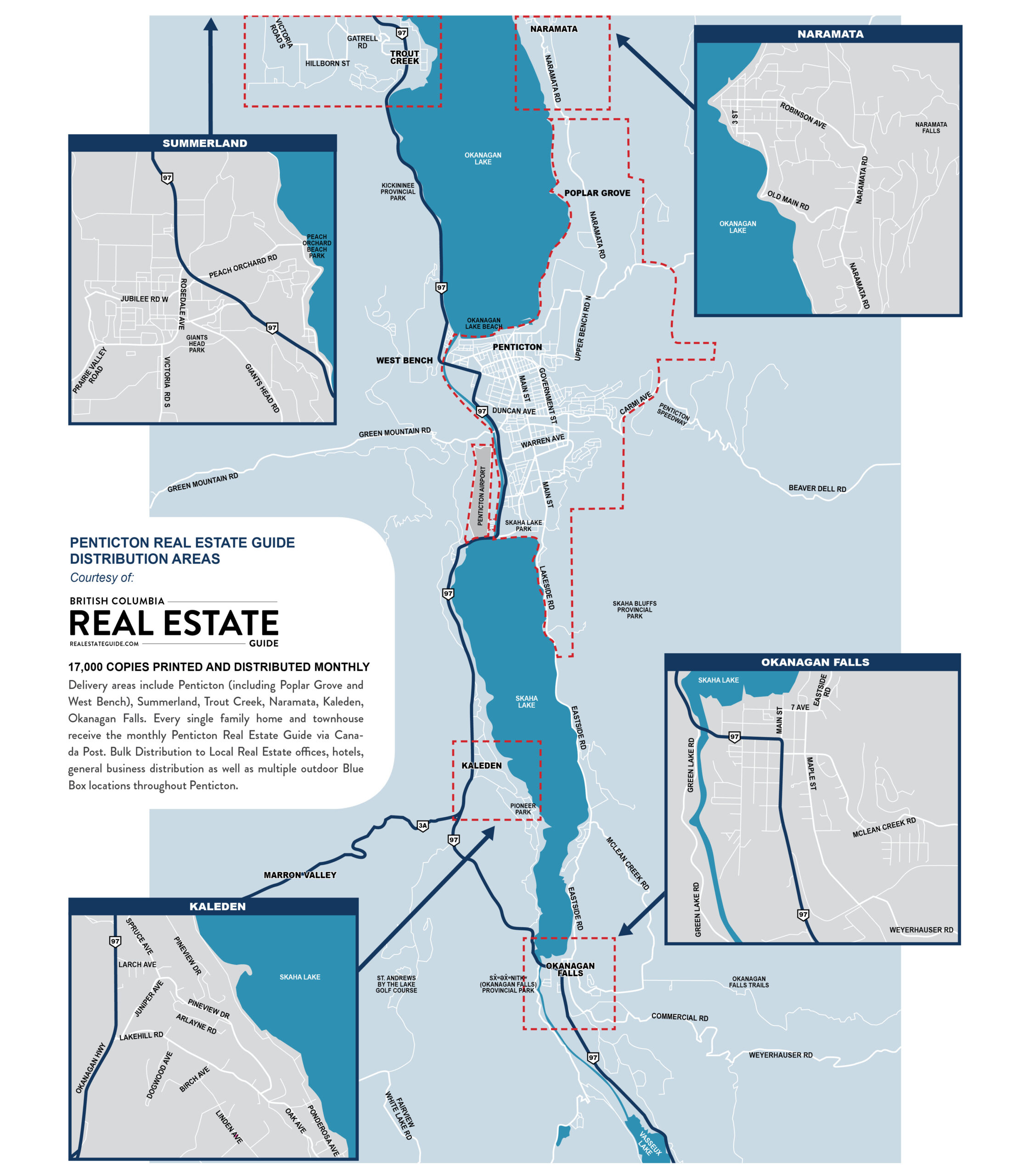 Penticton Real Estate Guide Map